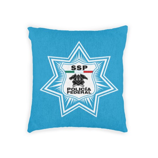 Discover SSP Policia Federal mexico Woven Pillows
