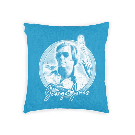 Discover George Jones / Retro Style Fan Design - George Jones - Woven Pillows