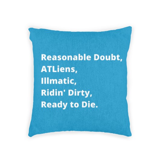 Discover Best Album List Woven Pillows - 90s Vintage Clothing - Woven Pillows