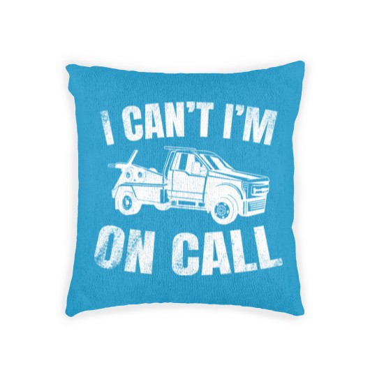 Discover Tow Truck Driver Wrecker Recovery Vehicle Woven Pillows
