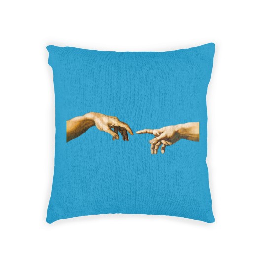 Discover Michelangelo Creation of Adam - Creation Of Adam - Woven Pillows