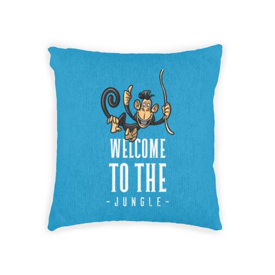 Discover Welcome to the jungle Woven Pillows