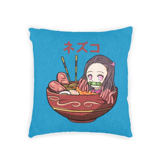 Discover Ramen neko - neko - Woven Pillows