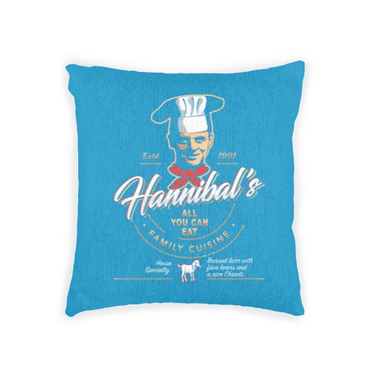 Discover Hannibal's All You Can Eat Family Cuisine - Hannibal Lecter - Woven Pillows