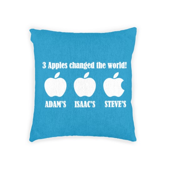 Discover 3 Apples Changed The World - Tribute Woven Pillows