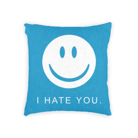 Discover I Hate You Face Gamer Hip-hop Juggalo Woven Pillows