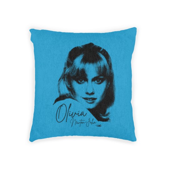 Discover Olivia Newton John Face - Olivia Newton John - Woven Pillows