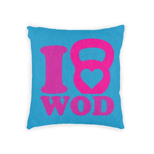 Discover I Love WOD (CrossFit) Woven Pillows
