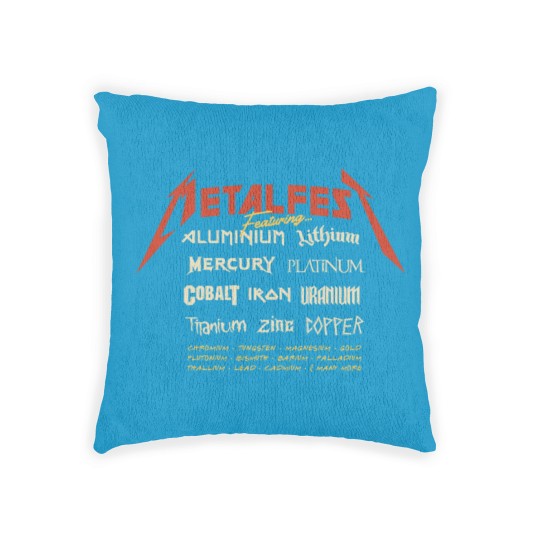 Discover metal fest Woven Pillows