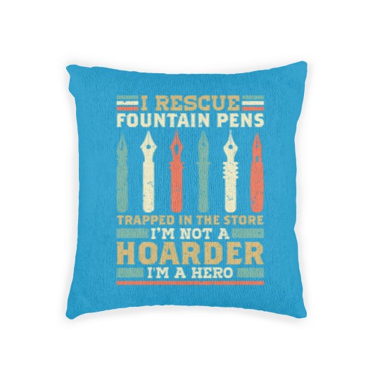 Discover Collectors Pens Ink Fountain Pen Collector Gifts Woven Pillows