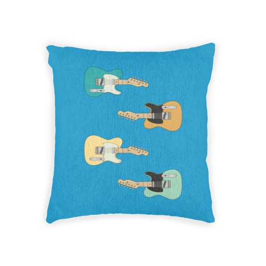 Discover Three Frets T-Style Maple Electric Guitar Pack - Guitar Sticker Pack - Woven Pillows