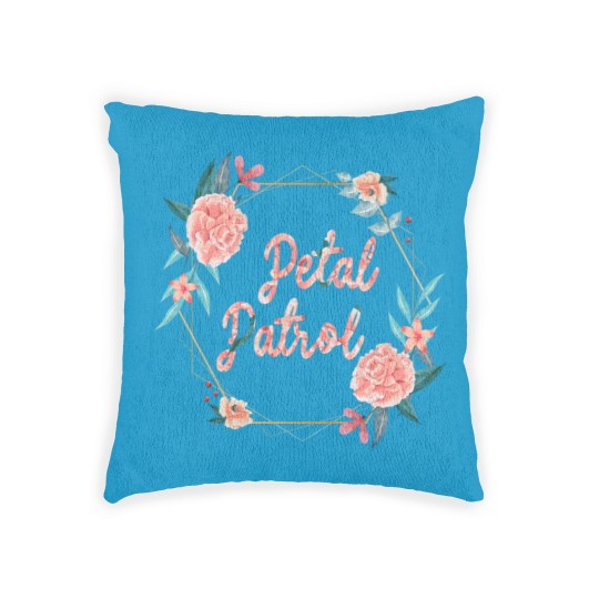 Discover Flowers Floral Petal Patrol Woven Pillows