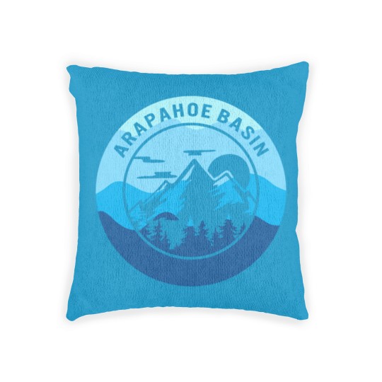 Discover Arapahoe Basin Woven Pillows, Skiing Gift Idea, Woven Pillows