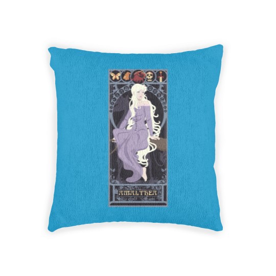 Discover The Last Unicorn - art nouveau - Amalthea - Cult Movies - Woven Pillows