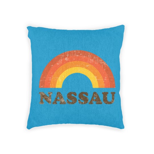 Discover Retro Vintage Nassau Bahamas Vacation Souvenir - Nassau - Woven Pillows