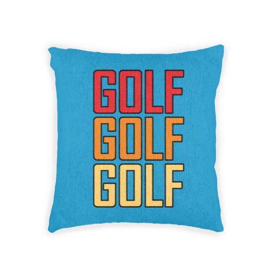 Discover Golf Golf Golf Woven Pillows
