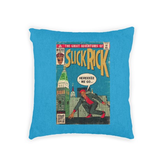 Discover The Great Adventures of Slick Rick - Comic Art Woven Pillows