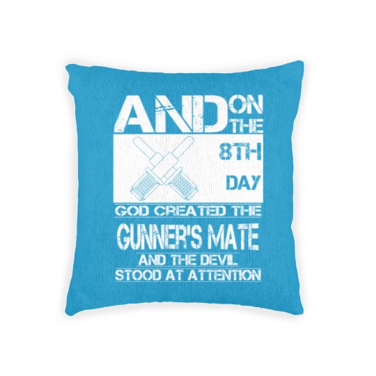 Discover Gunner's mate - On the 8th day God created them Woven Pillows