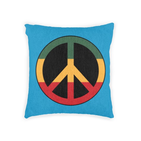 Discover reggae peace Woven Pillows