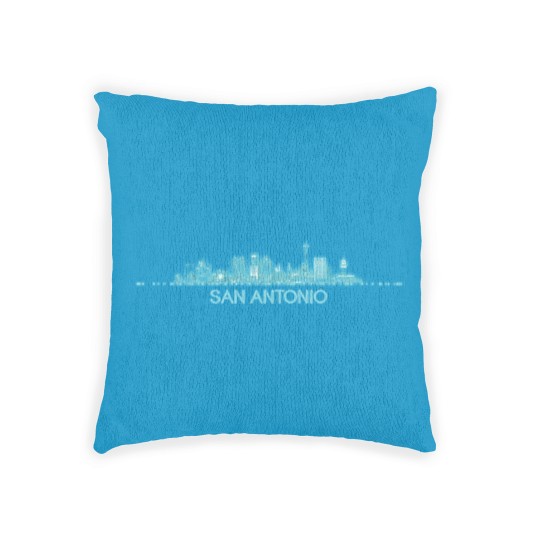 Discover San Antonio Skyline - San Antonio Skyline - Woven Pillows