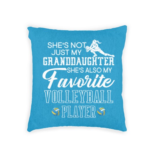 Discover Shes Not Just My Granddaughter Favorite Volleyball Woven Pillows