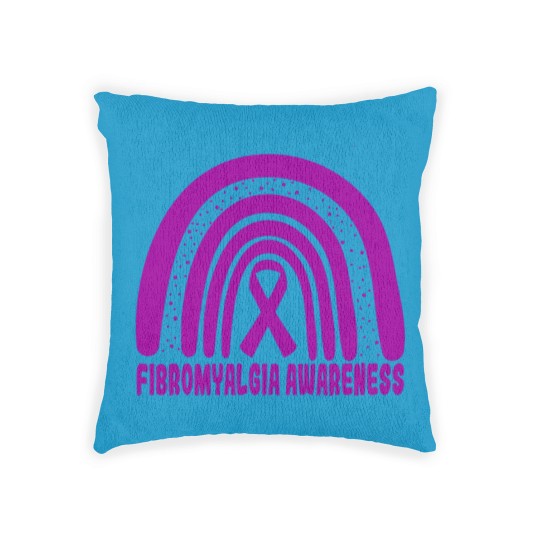 Discover Fibromyalgia Rainbow Day National Fibromyalgia Awareness Classic Woven Pillows