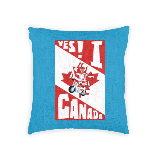 Discover Yes! I Canada - 1 - Duke Caboom Canadian Stuntman - Woven Pillows