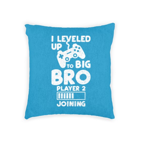 Discover I Leveled Up To Big Bro Player 2 Joining - Brother Woven Pillows