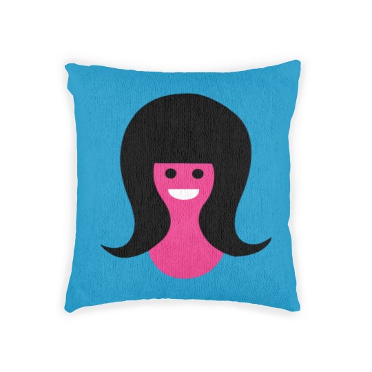Discover That Girl logo Woven Pillows