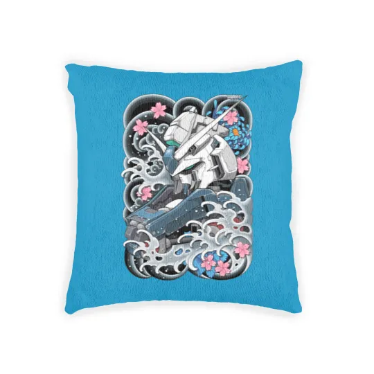 Discover Hi Nu Gundam Tattoo - Gundam - Woven Pillows