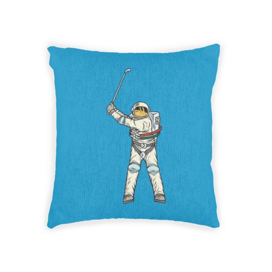 Discover Astronaut golfer Woven Pillows