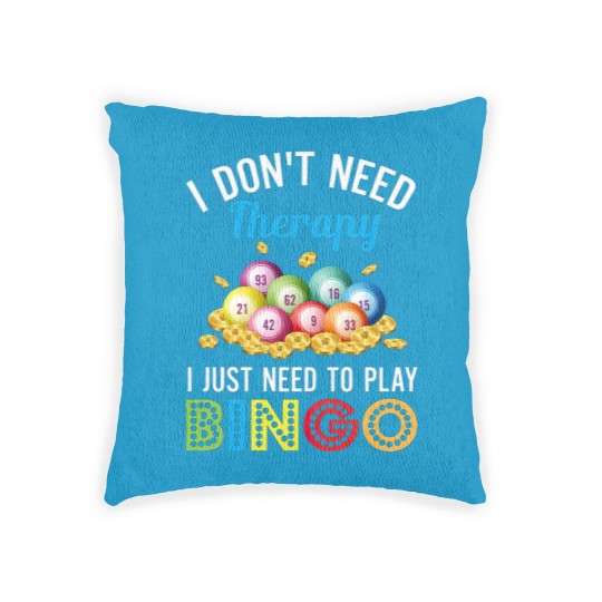 Discover I Just Need To Play Bingo Woven Pillows