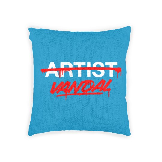 Discover Vandal Not Artist Woven Pillows