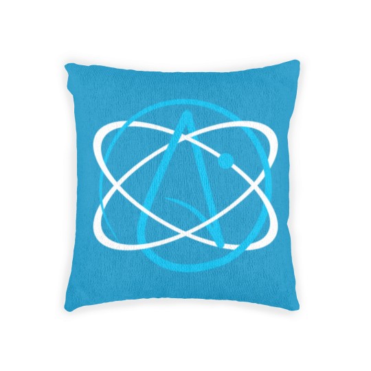 Discover Atheist Atom Logo Woven Pillows