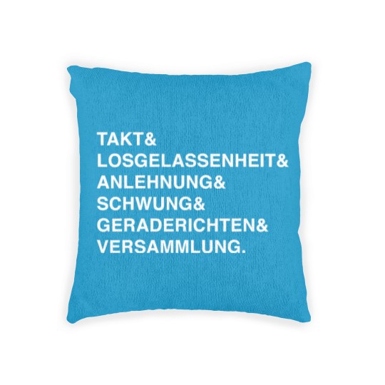 Discover Dressage German Training Scale Equestrian Dressage Woven Pillows