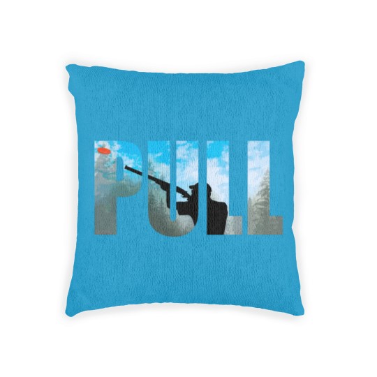 Discover Skeet Trap Clay Breaker Shotgun Shooting Sporting Woven Pillows