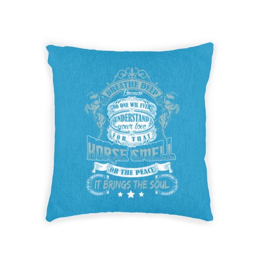 Discover Horse love - Breath deep because no one understand Woven Pillows