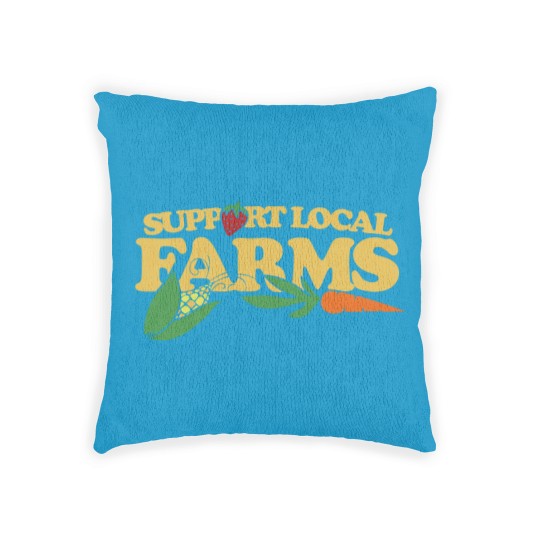 Discover Support Local Farms - Support Local Farms - Woven Pillows
