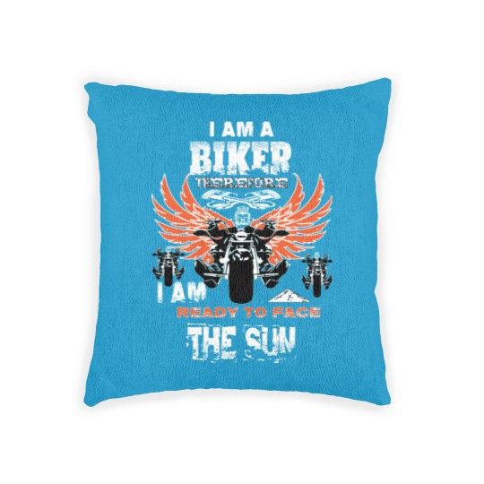 Discover A Biker Woven Pillows