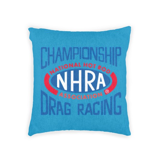 Discover Championship Drag Racing Nhra Logo Woven Pillows