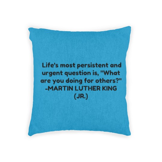 Discover What are you doing for others Woven Pillows