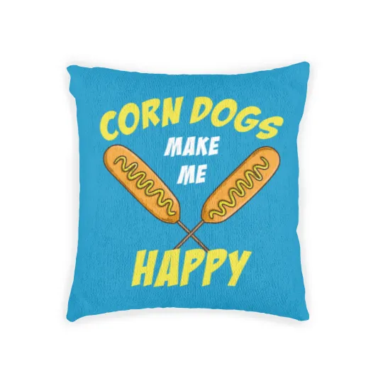 Discover Corn Dogs Corndog Pulled Pork Sausage Party Gift Woven Pillows