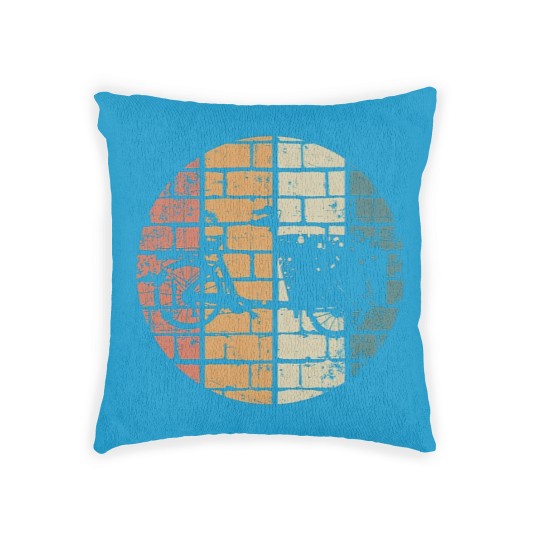 Discover Cargo Bike Retro Woven Pillows