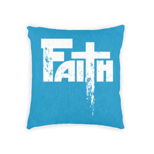 Discover Faith Cross Woven Pillows