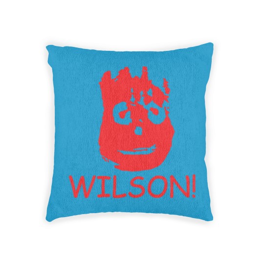 Discover WILSON FUNNY RETRO MOVIE CASTAWAY FILM CLASSIC Woven Pillows