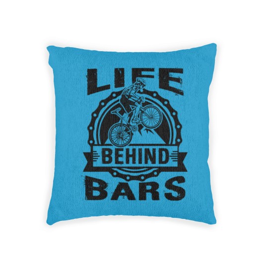 Discover Life Behind Bars Funny Cycling Bicycle Woven Pillows
