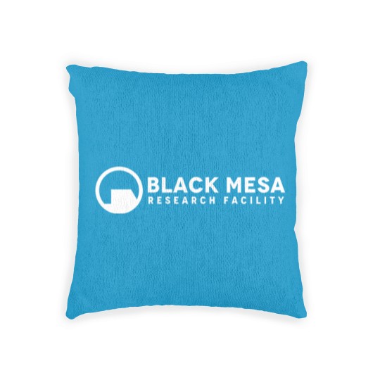 Discover Black Mesa Research Facility Logo inspired by Half Life - Black Mesa Research Facility - Woven Pillows
