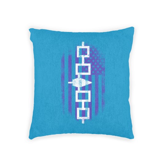 Discover Iroquois American Flag Iroquois and USA Design Woven Pillows