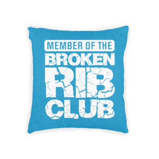 Discover Broken Rib Club Member - Injured Bones and Ribs Woven Pillows