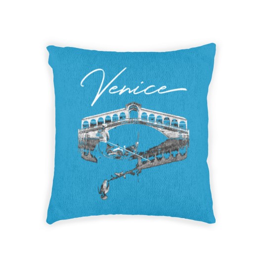 Discover Venice Italy Woven Pillows